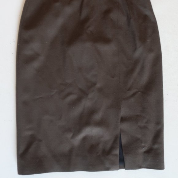 Womens Cynthia Rose Brown Pencil Skirt 4 * - Picture 8 of 14